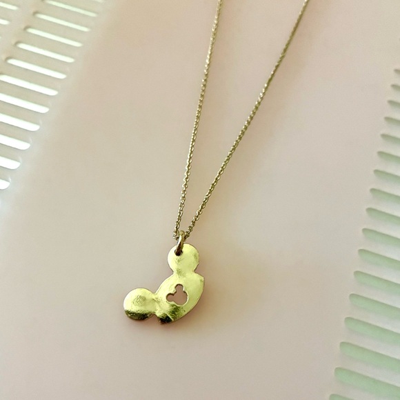 Mickey Mouse Ears Hat Mouseketeer Hat Gold Necklace - Picture 1 of 5